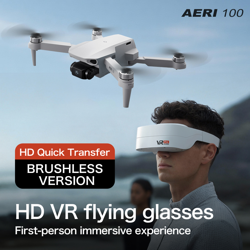 Drone Pro Rc Ufo - NEW Aeri100 VR Airplane Aerial Photography