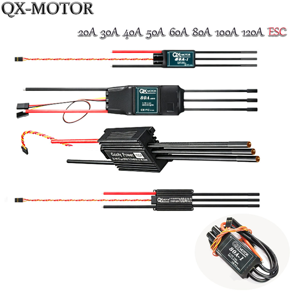 Drone Tech Rc - 20A-120A Brushless ESC Speed Controller Compatible