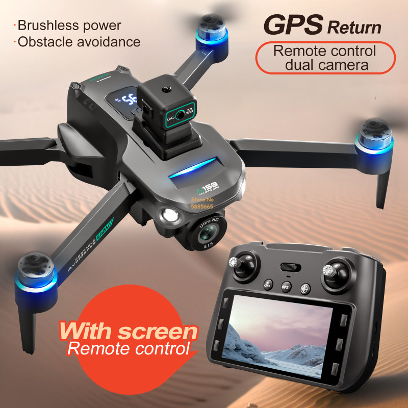 Drone Rc Helicopter With Camera - 8K Dual Camera 5G WIFI FPV
