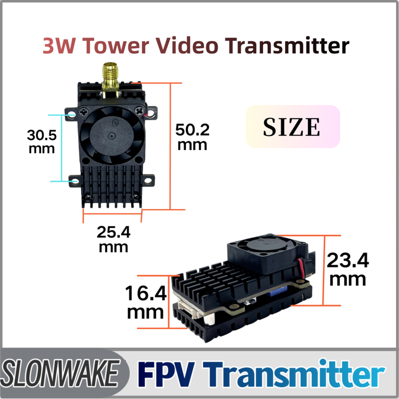 Drone With Rc Controller - SLONWAKE 5.8G 3000mW Simulation VTX FPV