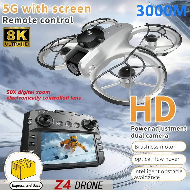 New MINI Z4 Drone 4K Professio - Drone Pro Rc Ufo review and price