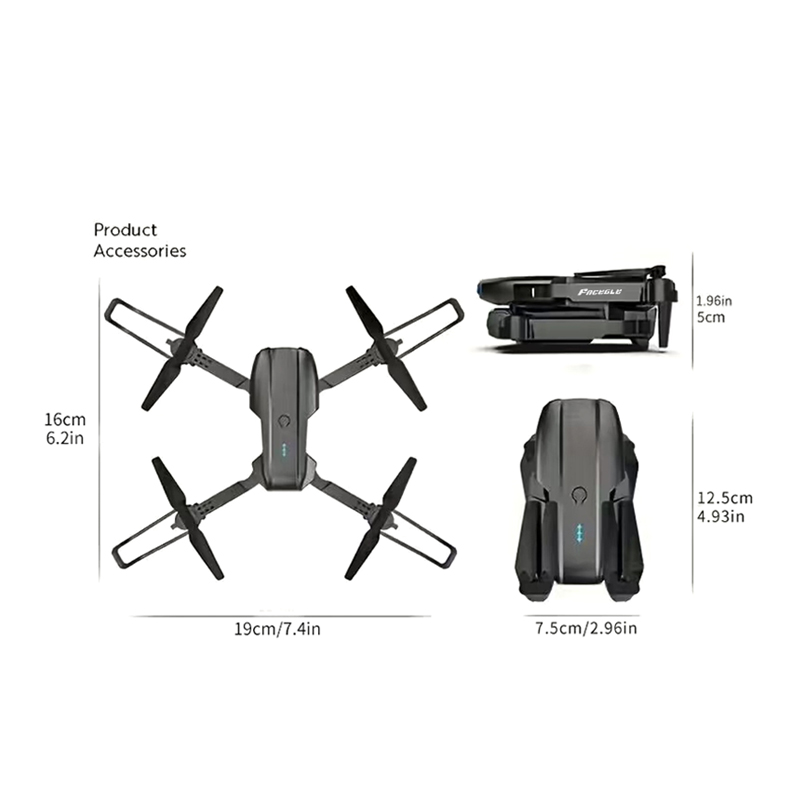 E99 Pro Mini RC Drone FACEGLE  - Drone Rc E99 Pro review and price
