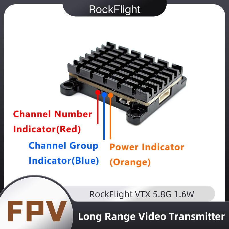 RockFlight TX663 VTX 5.8G 48CH - Rc Transmitter Drone review and price