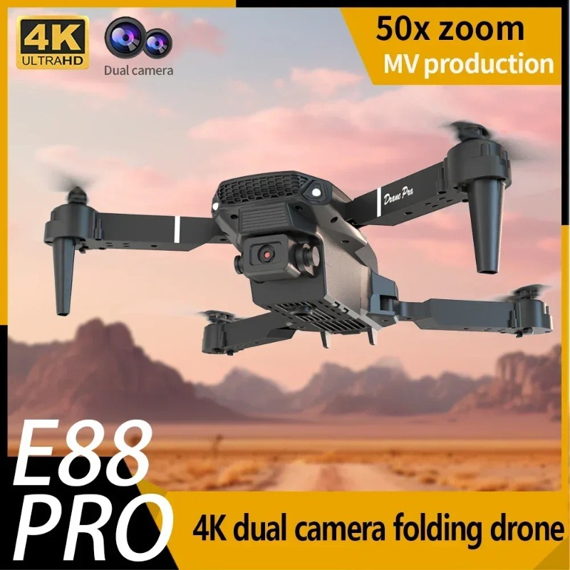 E88 Mini Drone 4K HD Camera Wi - Drone Pro Rc Ufo review and price