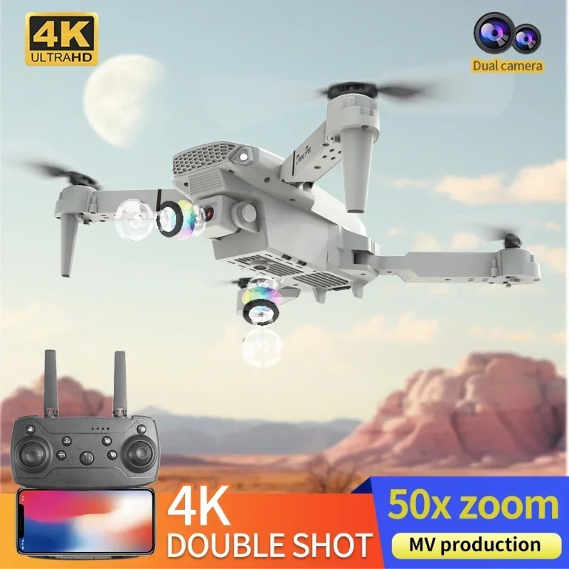 E88 Mini Drone 4K HD Camera Wi - Drone Pro Rc Ufo review and price