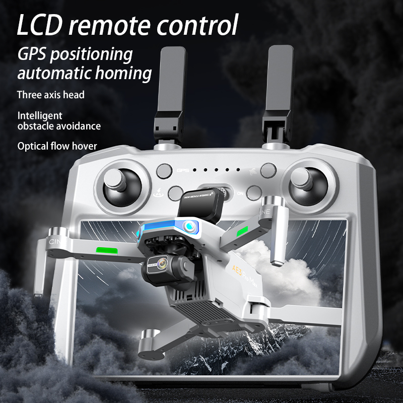 AE3 PRO Max NEW LCD SC GPS Dro - Drone Rc Helicopter With Camera review and price