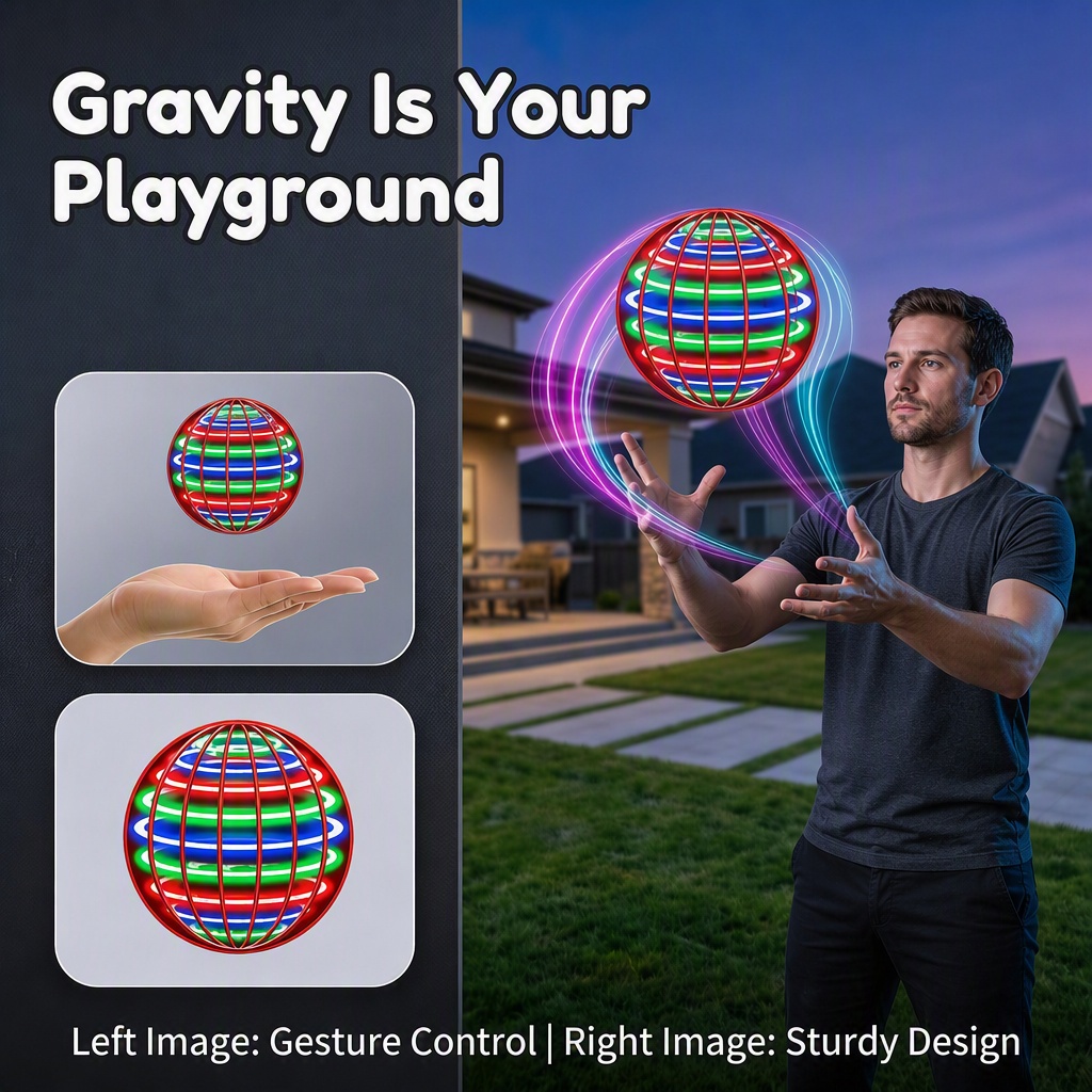Flying Ball with Color LED Lig - Drone Ball Rc review and price