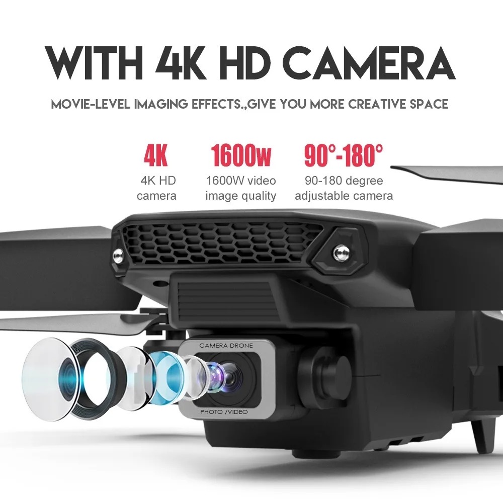 RC Drone New E88Pro 4K Profess - Drone E88Pro Rc 4K review and price