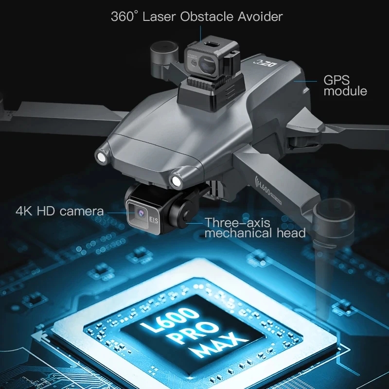 L600 PRO MAX GPS Drone Profess - Nano Quad Fpv review and price