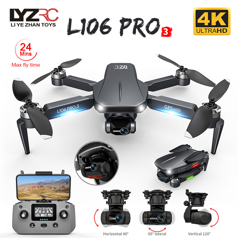 L106 Pro 3 Drone 5G WIFI FPV F - Drone Rc Helicopter With Camera review and price