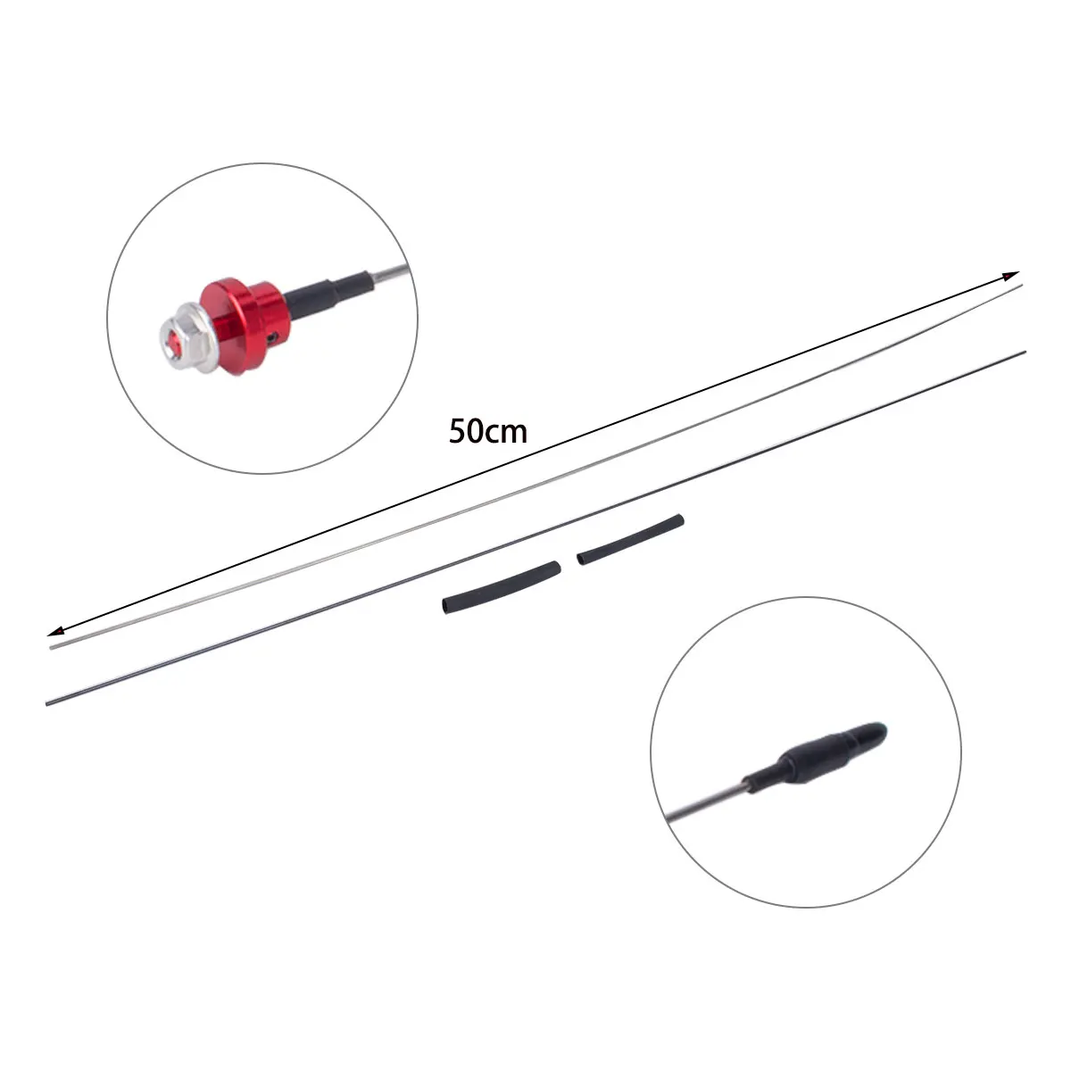 50cm Metal Simulation Antenna  - Rc Crawler Axle Parts review and price