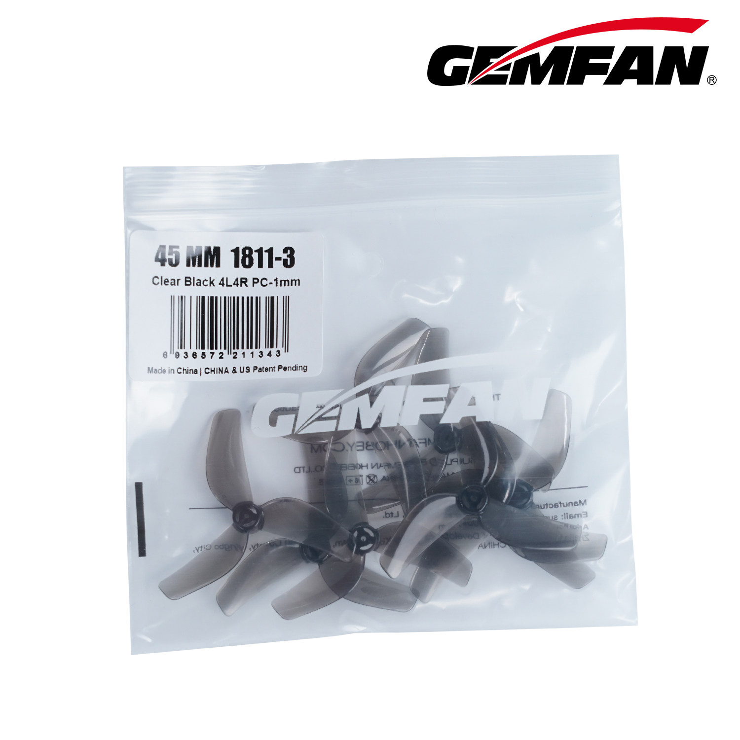 4 Pack Gemfan 1811 45mm 3-Blad - Propeller Balancer Tool review and price