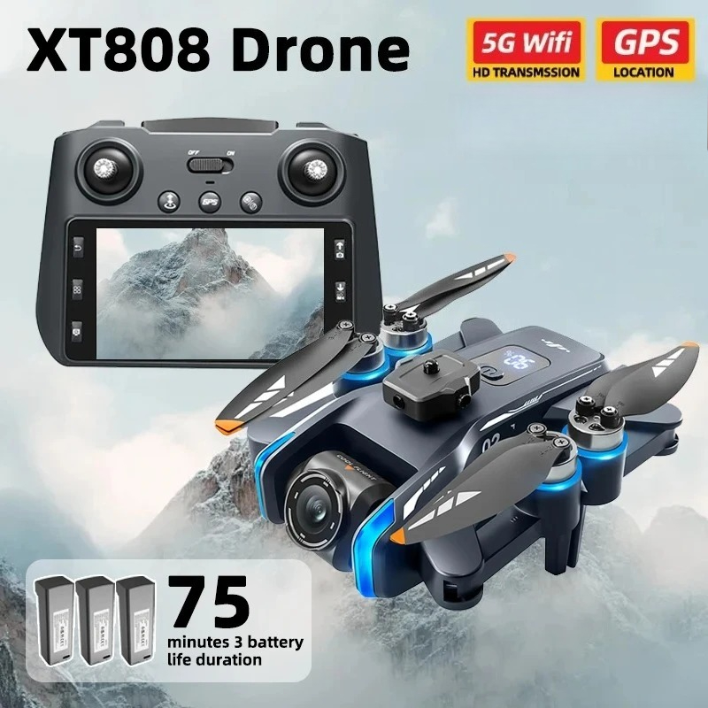 Original XT808 Pro MAX Drone 4 - Drone E88Pro Rc 4K review and price